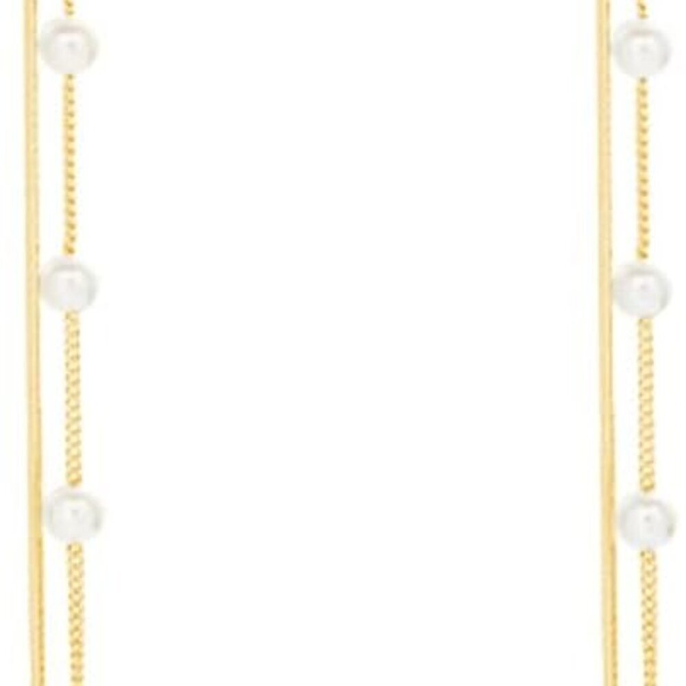 Solid 925 Sterling Silver Simulated Shell Pearl Dangle Earrings for Women Teens